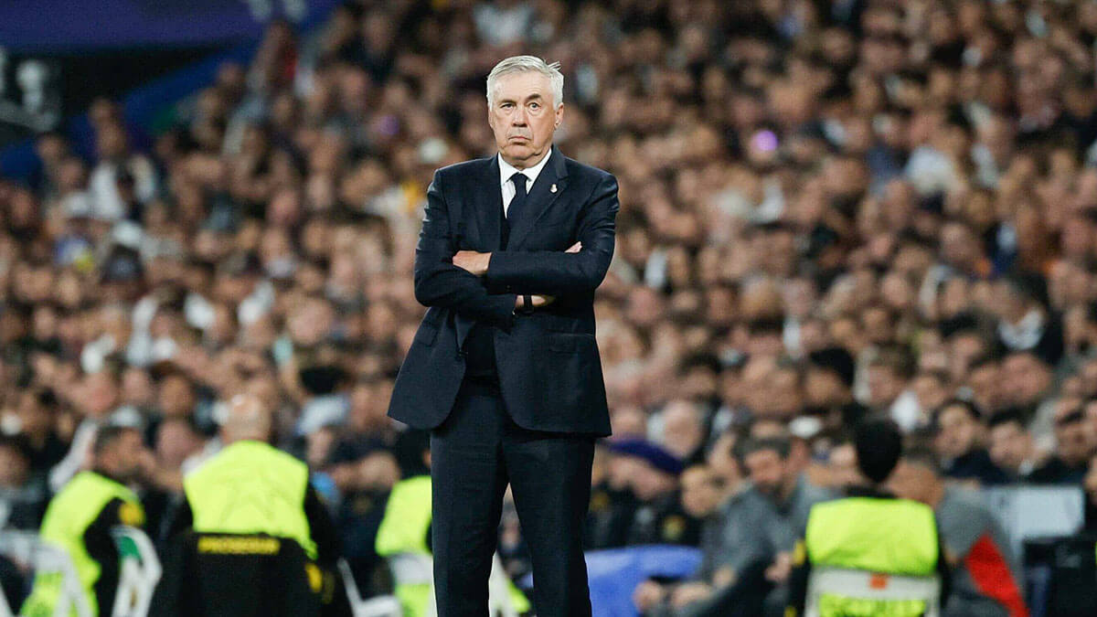 <p>El entrenador del Real Madrid, Carlo Ancelotti - AFP/OSCAR DEL POZO </p>
