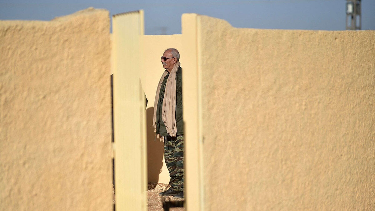 Brahim Ghali, secretario general del Frente Polisario - PHOTO/AFP