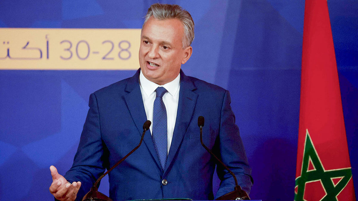 El ministro de Inversiones de Marruecos, Karim Zidane - PHOTO/AFP
