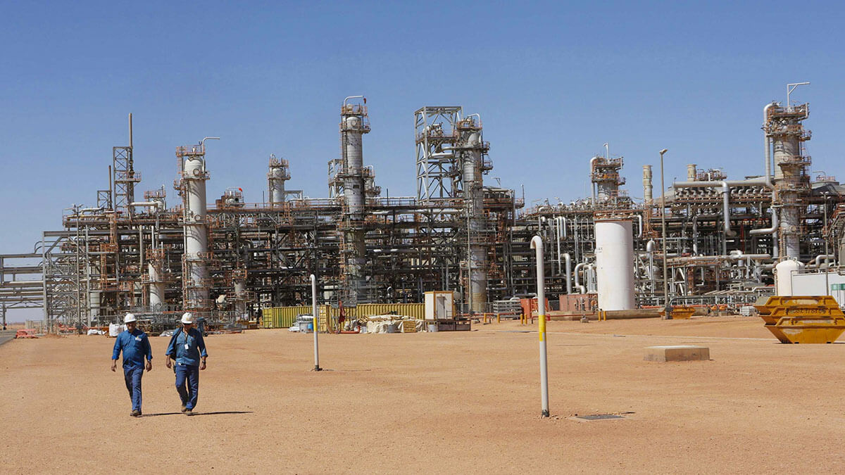 Planta de gas de Tiguentourine en In Amenas, a 1.600 km (994 millas) al sureste de Argel - REUTERS / LOUFI LARBI