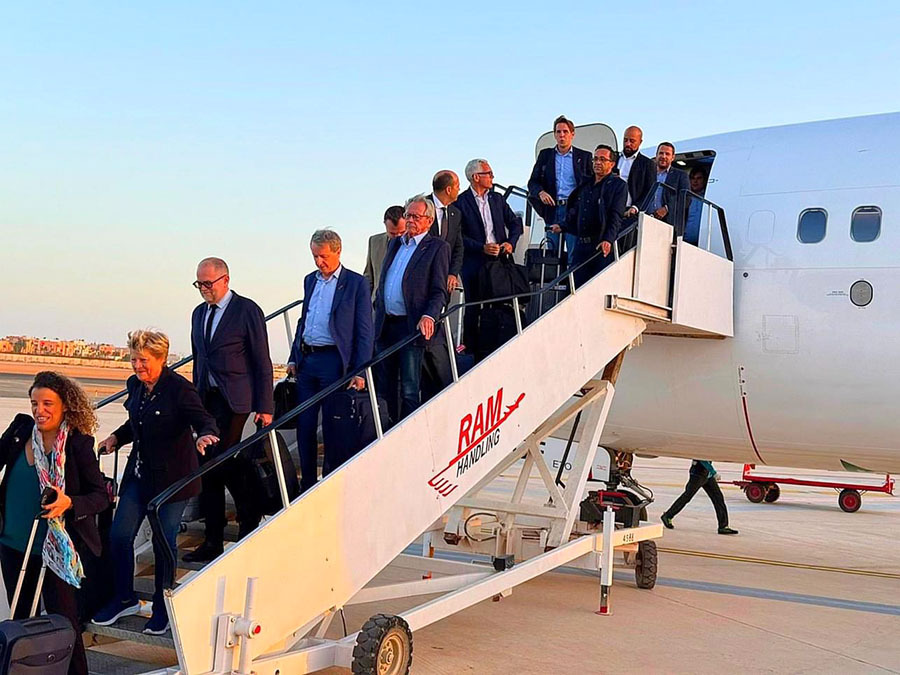 <p>Una delegación francesa visitó las ciudades de El Aaiún y Dajla en las provincias del sur - PHOTO/ REDES SOCIALES </p>