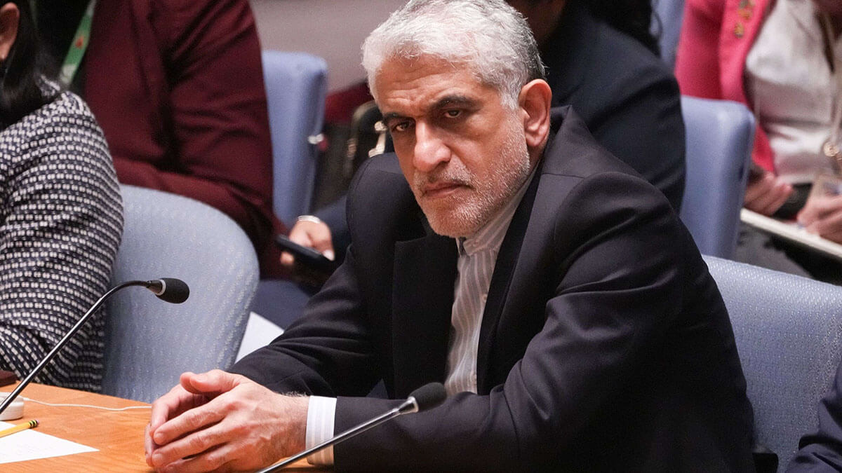 El embajador de Irán ante las Naciones Unidas, Amir Saeid Iravani - AFP/BRYAN R. SMITH