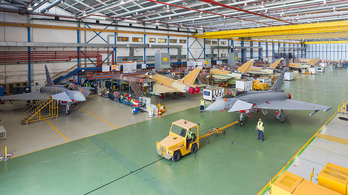 El conjunto de la industria aeronáutica española encabeza las exportaciones del colectivo TEDAE, con unas ventas de 6.292 millones de euros, más de la mitad (3.656) en estructuras y equipamientos para aeronaves civiles - PHOTO/Airbus DS