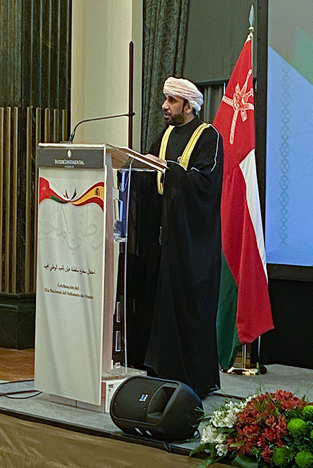 Nayif Hilal Ali Al Shamsi, consejero encargado de Negocios de la Embajada de Omán en España - PHOTO/ATALAYAR