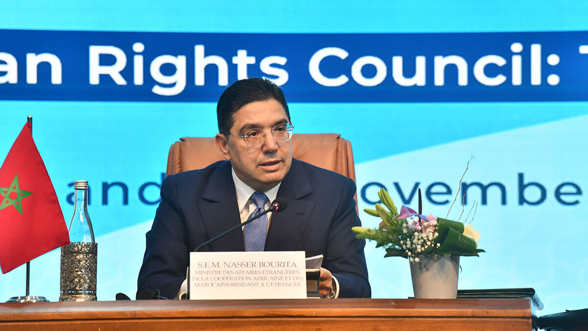 <p>Nasser Bourita, ministro de Asuntos Exteriores de Marruecos - PHOTO/@MarocDiplomatie </p>