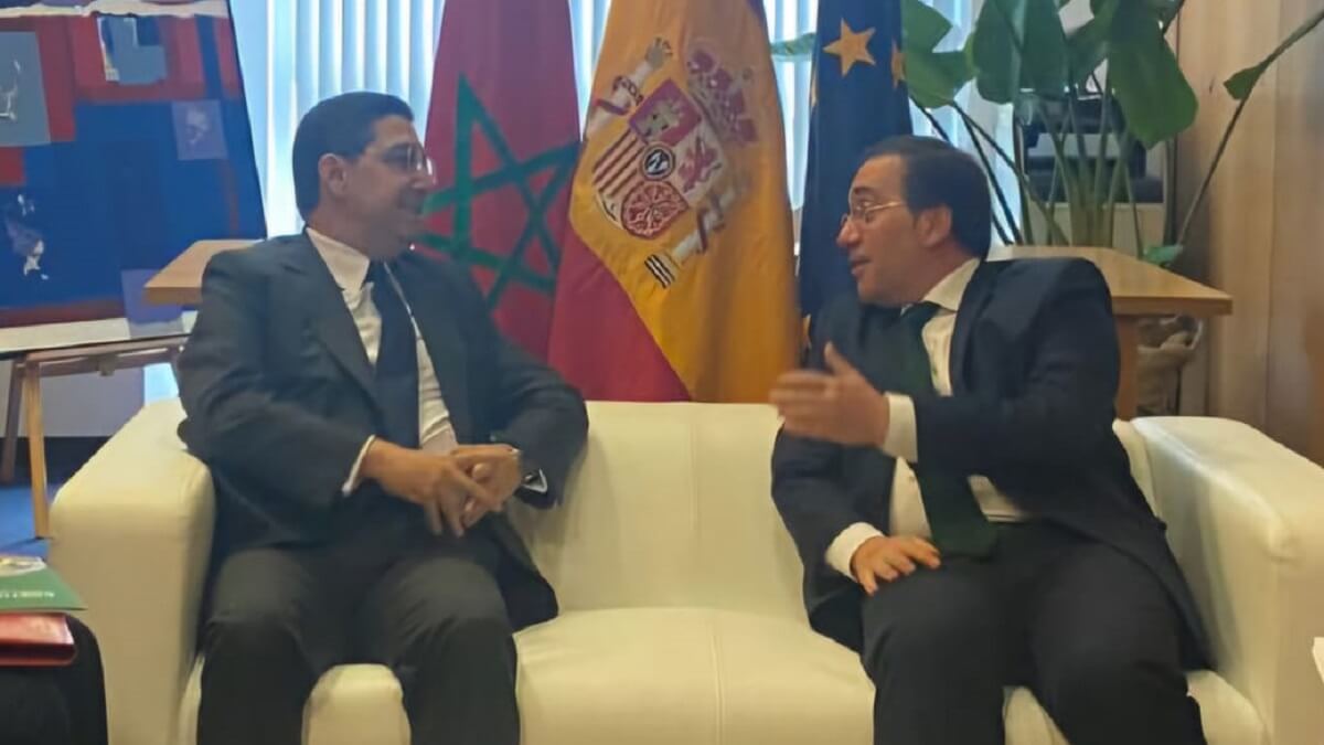 Nasser Bourita y José Manuel Albares – PHOTO/X/MAROC DIPLOMATIE/@MarocDiplomatie