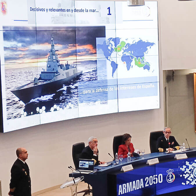 Las previsiones de la Armada son tener presencia en una mayor presencia en el Atlántico y en el Indo-Pacífico, en ejercicios con los aliados de la OTAN - PHOTO/JPons