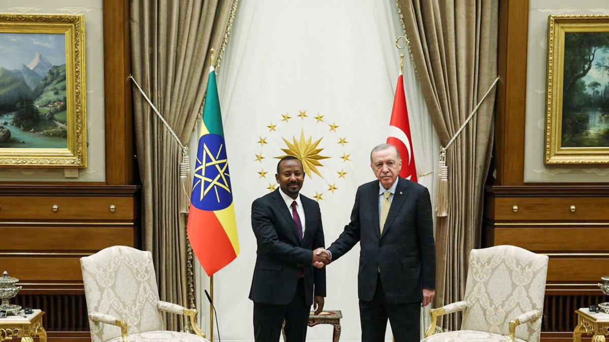 El primer ministro de Etiopía, Abiy Ahmed, y el presidente de la República de Turquía, Recep Tayyip Erdogan - PHOTO/Presidencia de la República de Turquía