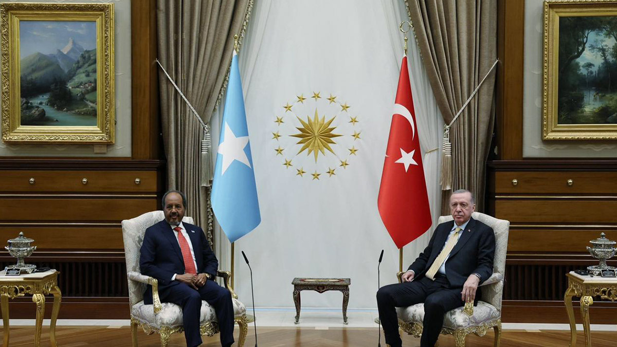 El presidente de Somalia, Hassan Sheikh Mohamud, y el presidente de la República de Turquía, Recep Tayyip Erdogan - PHOTO/Presidencia de la República de Turquía