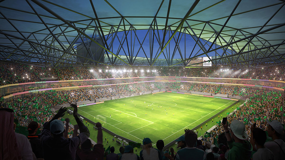 <p>South Riyadh Stadium - PHOTO/SAUDI 2034</p>