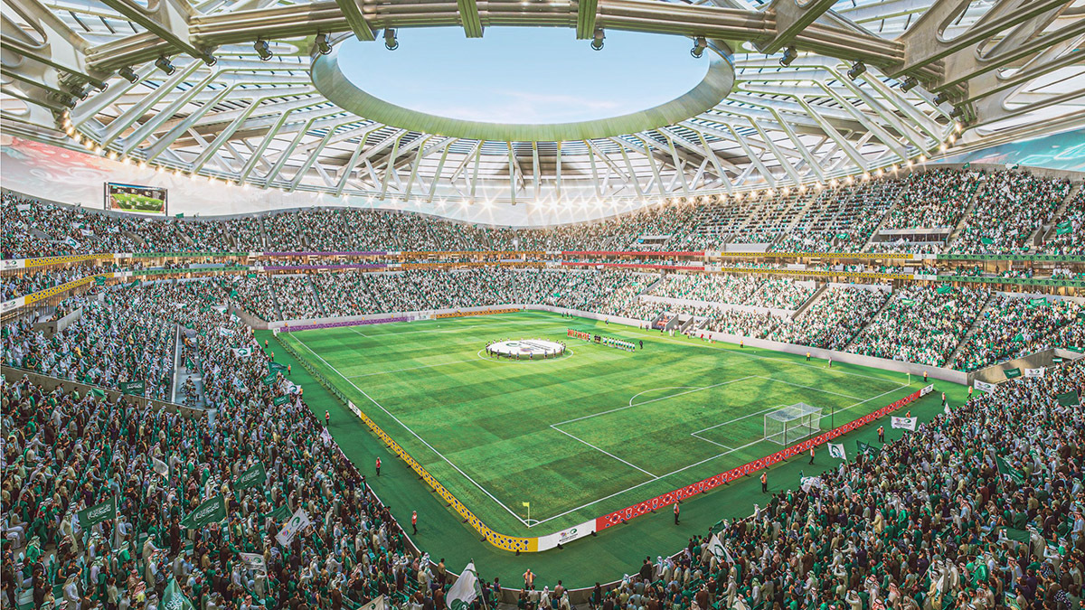 <p>King Abdullah Economic City Stadium - PHOTO/SAUDI 2034</p>