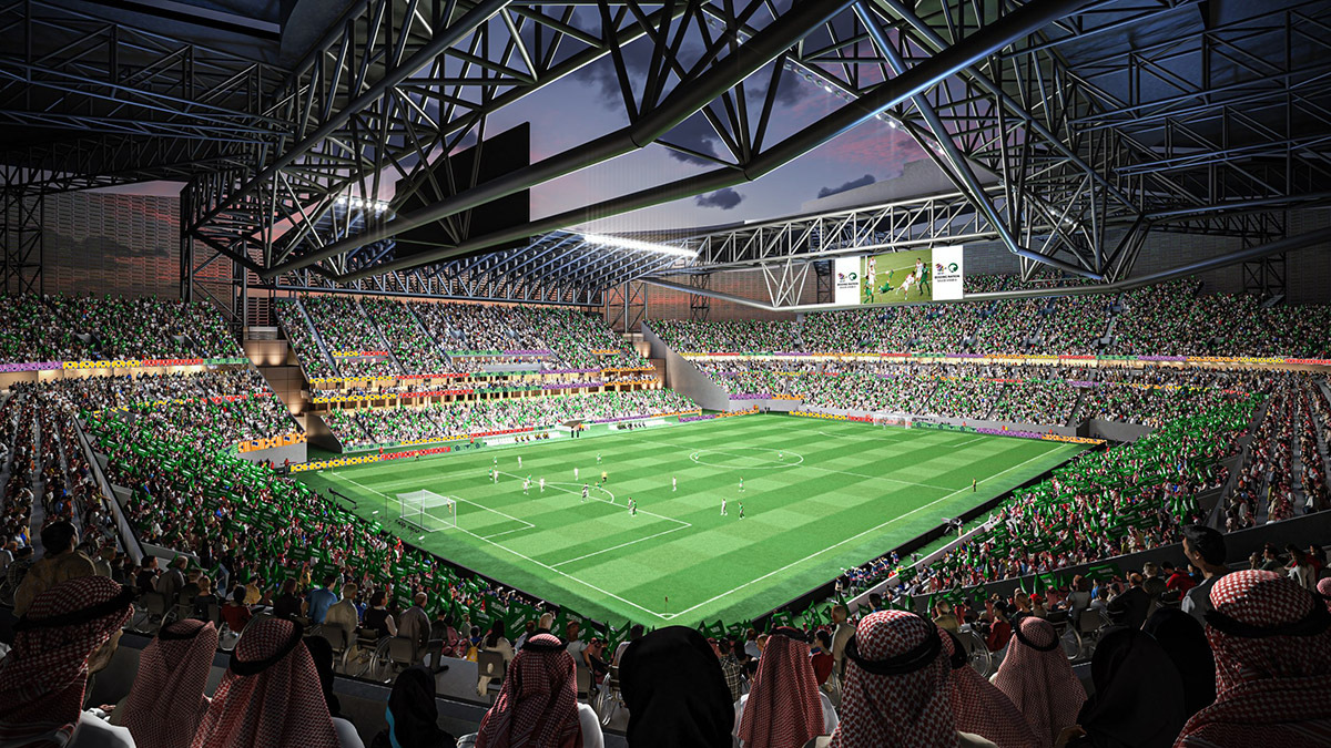 <p>King Khalid University Stadium - PHOTO/SAUDI 2034</p>