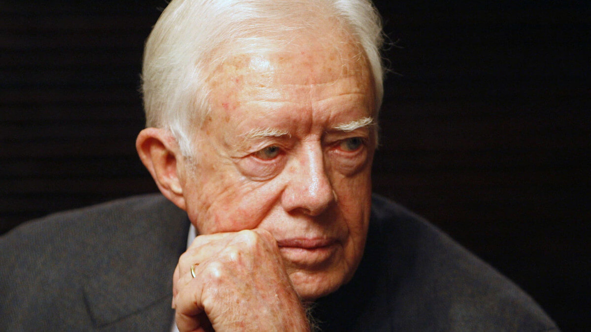 El expresidente Jimmy Carter en Jerusalén en 2008 - Reuters/Ammar Awad
