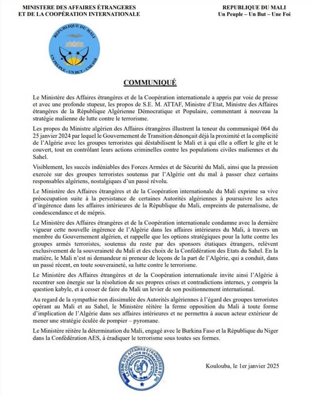 Ministerio de Asuntos Exteriores de Mali