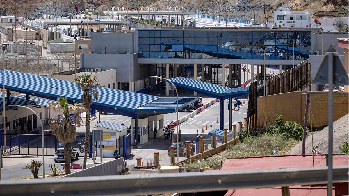 Vista de la frontera entre el enclave español de Ceuta y Marruecos - PHOTO/ARCHIVO