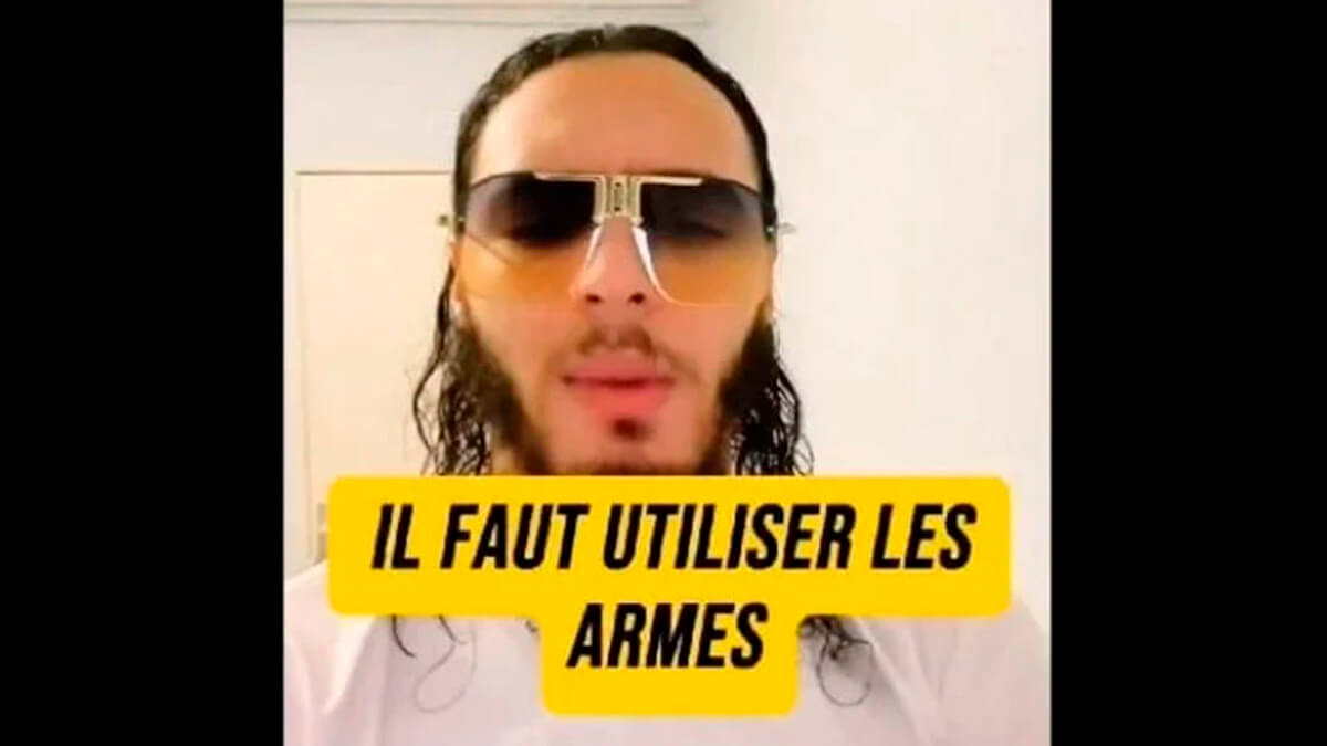 Los fiscales franceses anunciaron que el influencer argelino conocido como "Zazo Youssef", se enfrentará a un juicio en Francia por cargos de incitación al terrorismo a través de TikTok - PHOTO/ REDES SOCIALES