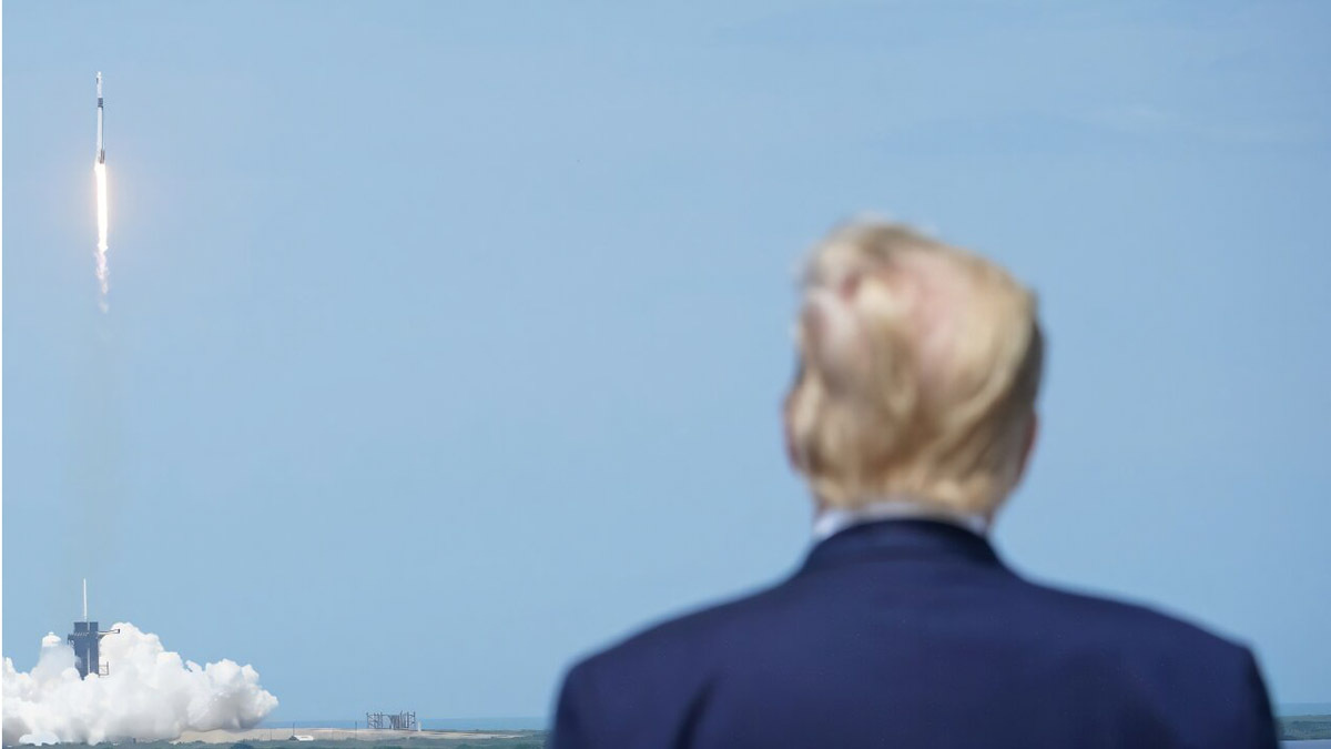 A escasos días de su toma de posesión como nuevo presidente de la nación más poderosa del mundo, Donald Trump comparte su interés por los dividendos que se vislumbran en el espacio exterior - PHOTO/NASA