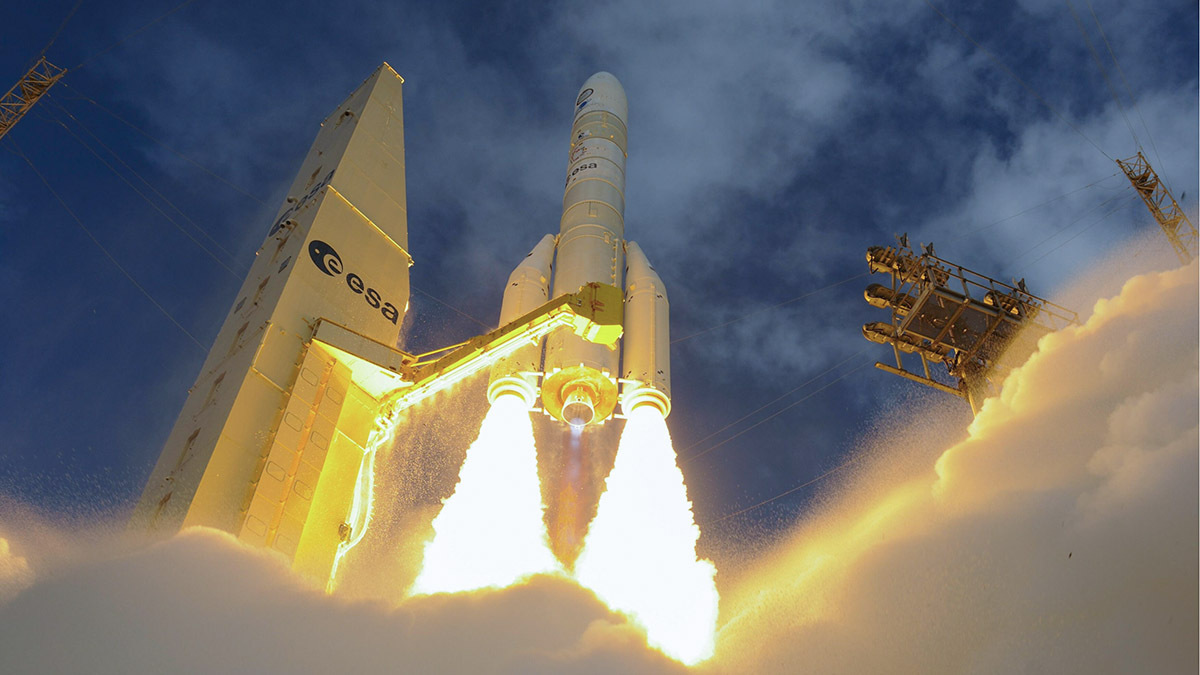 PHOTO/ESA-S. Corvaja - La ESA tan sólo ha podido hacer despegar tres cohetes en 2024. Uno de ellos el nuevo Ariane 6, que, tras solventar anomalías durante 8 meses, está programado que retorne al vuelo el próximo febrero.