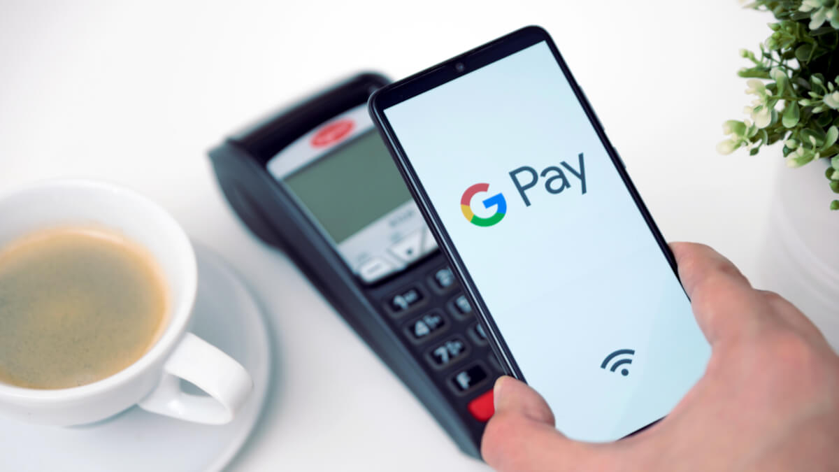 Pago mediante la aplicación de Google Pay - <a data-cke-saved-href="https://depositphotos.com/es/?/" href="https://depositphotos.com/es/?/">Depositphotos</a>