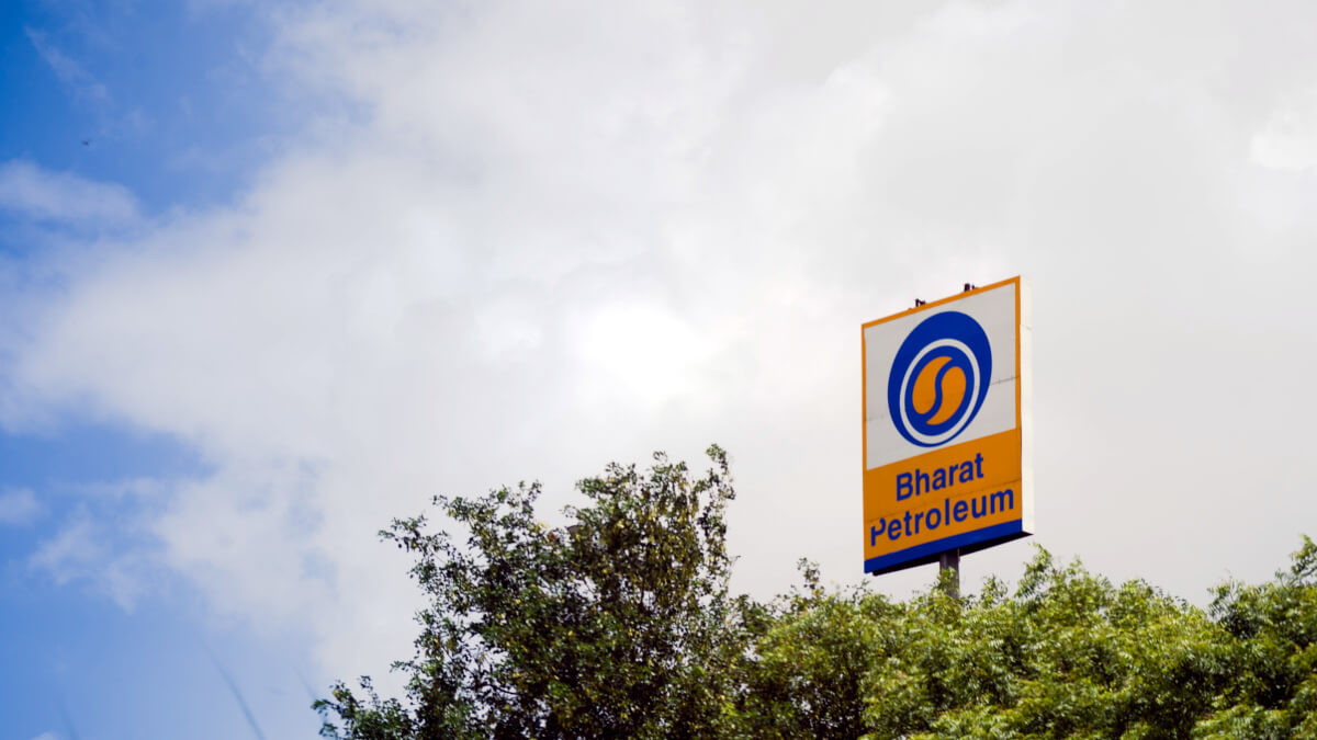 Logotipo de la compañía de petróleo más importante de la India, Bharat Petroleum - <a data-cke-saved-href="https://depositphotos.com/es/?/" href="https://depositphotos.com/es/?/">Depositphotos</a>