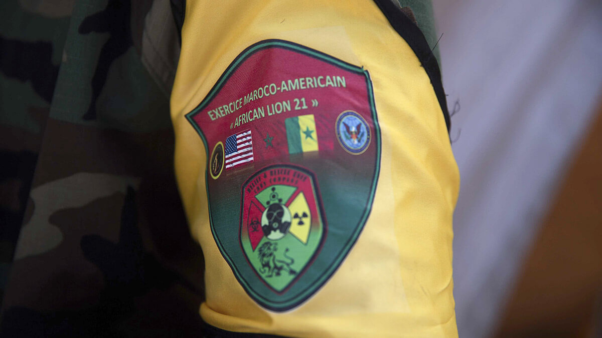Con más de 7.000 participantes de nueve naciones y la OTAN, African Lion es el ejercicio más grande del Comando Africano de Estados Unidos - AP/ MOSAAB ELSHAMY