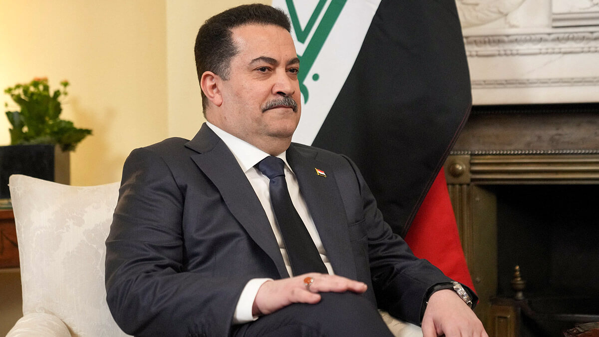<p>El primer ministro iraquí, Mohammed al-Sudani - PHOTO/ KIN CHEUNG via REUTERS </p>