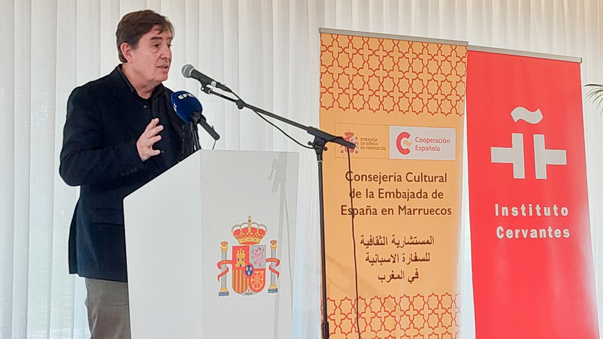 Luis García Montero, director del Instituto Cervantes – PHOTO/@EmbEspanaRabat