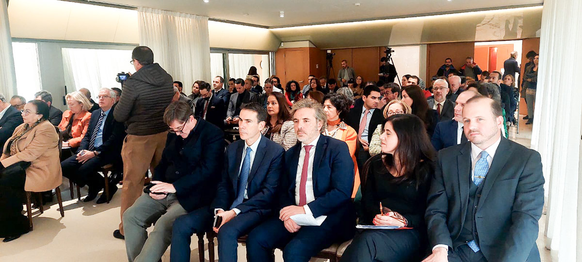 La Embajada de España en Marruecos y el Instituto Cervantes presentaron en Rabat el programa anual de actividades culturales españolas en el país para este año - PHOTO/ @EmbEspanaRabat