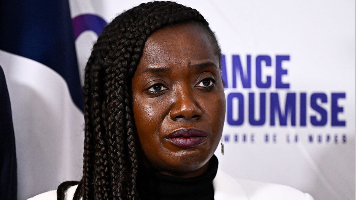 La vicepresidenta de la Asamblea Nacional francesa, Nadege Abomangoli - PHOTO/ ARCHIVO