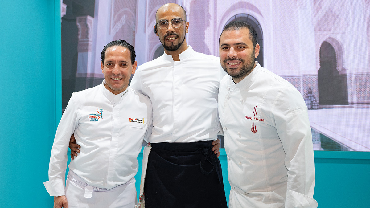 <p>Lahcen Hafid, Youssef Mabchour y Daoud Essadiq - PHOTO/ATALAYAR </p>