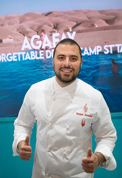 <p>El chef marroquí, Daoud Essadiq - PHOTO/ATALAYAR </p>