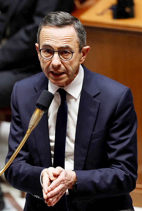 El ministro del Interior francés, Bruno Retailleau - REUTERS/GONZALO FUENTES