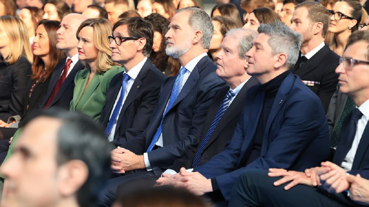 El rey Felipe VI en la entrega del Premio Princesa de Girona Social 2025