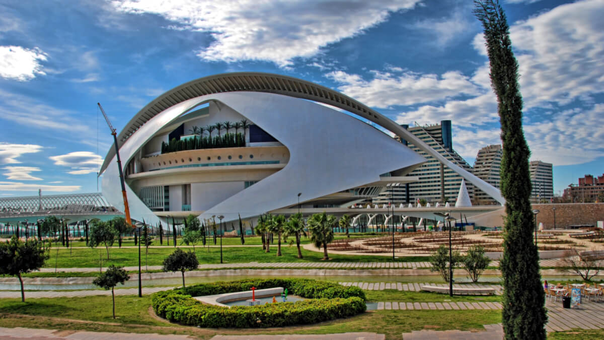 Ciudad de las artes y las ciencias de Valencia, España - <a data-cke-saved-href="https://depositphotos.com/es/?/" href="https://depositphotos.com/es/?/">Depositphotos</a>