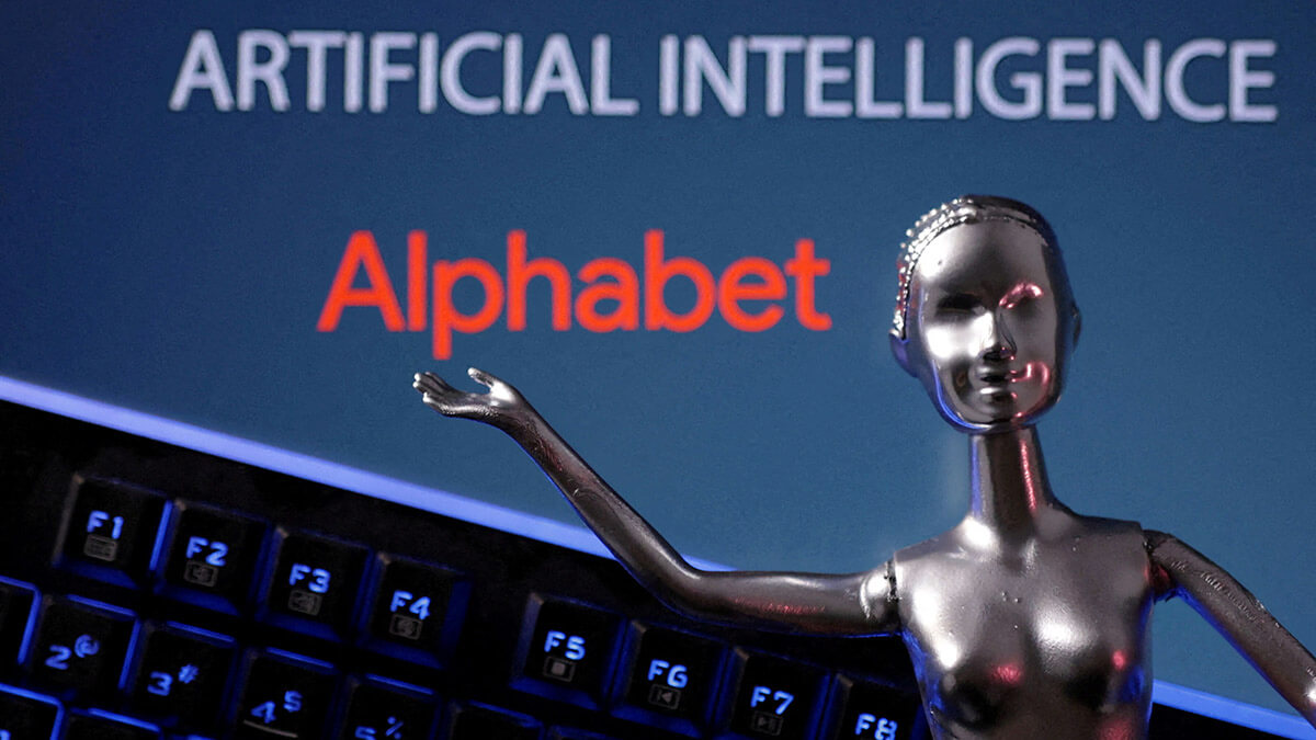 Logotipo del alfabeto y las palabras de inteligencia artificial (IA) - REUTERS/ DADO RUVIC