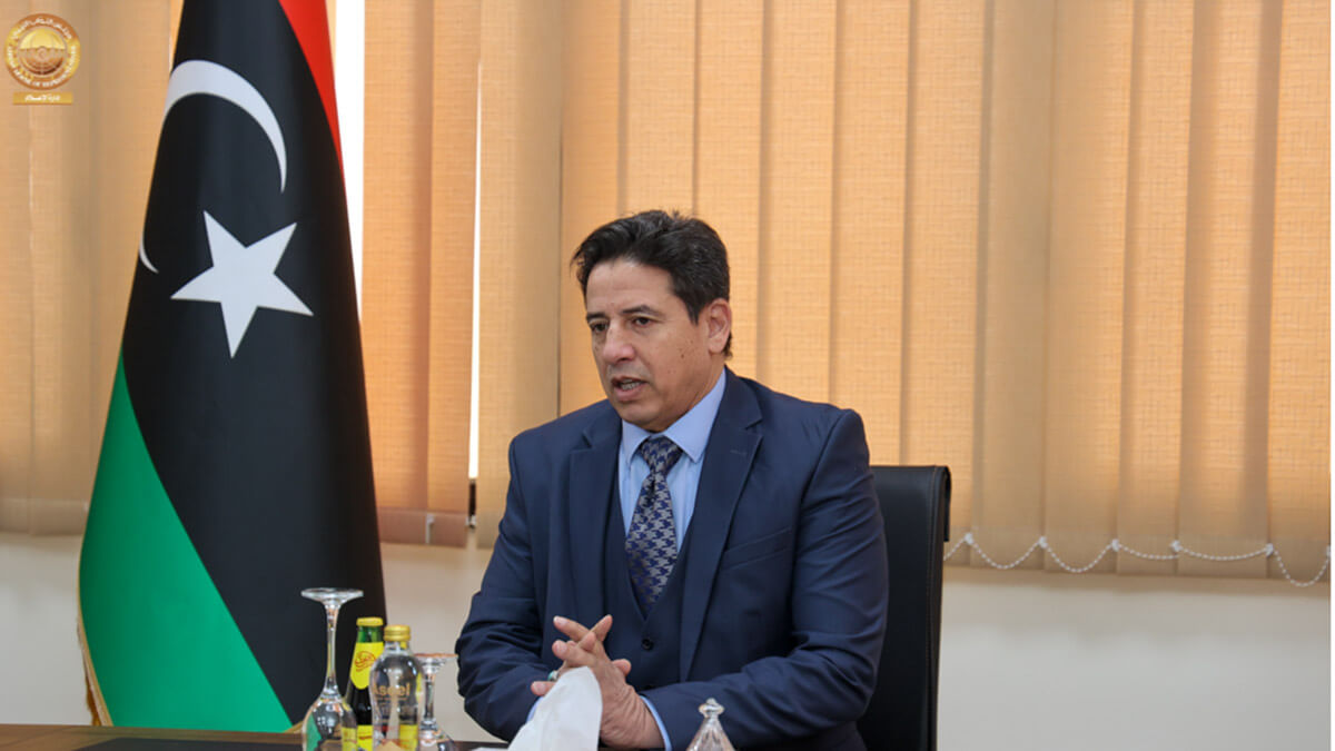 El presidente de la Comisión de Asuntos Exteriores y Cooperación Internacional de la Cámara de Representantes de Libia, Yousef Al-Agouri - PHOTO/CÁMARA DE REPRESENTANTES DE LIBIA