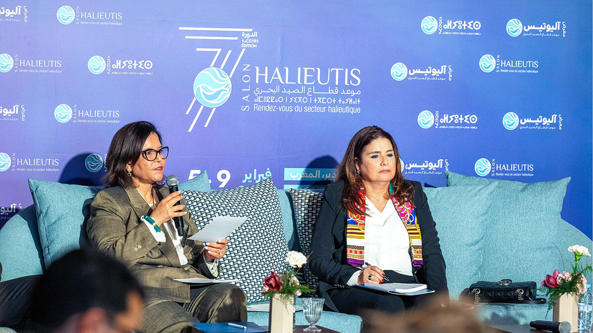 Zakia Driouch en el Salón Halieutis