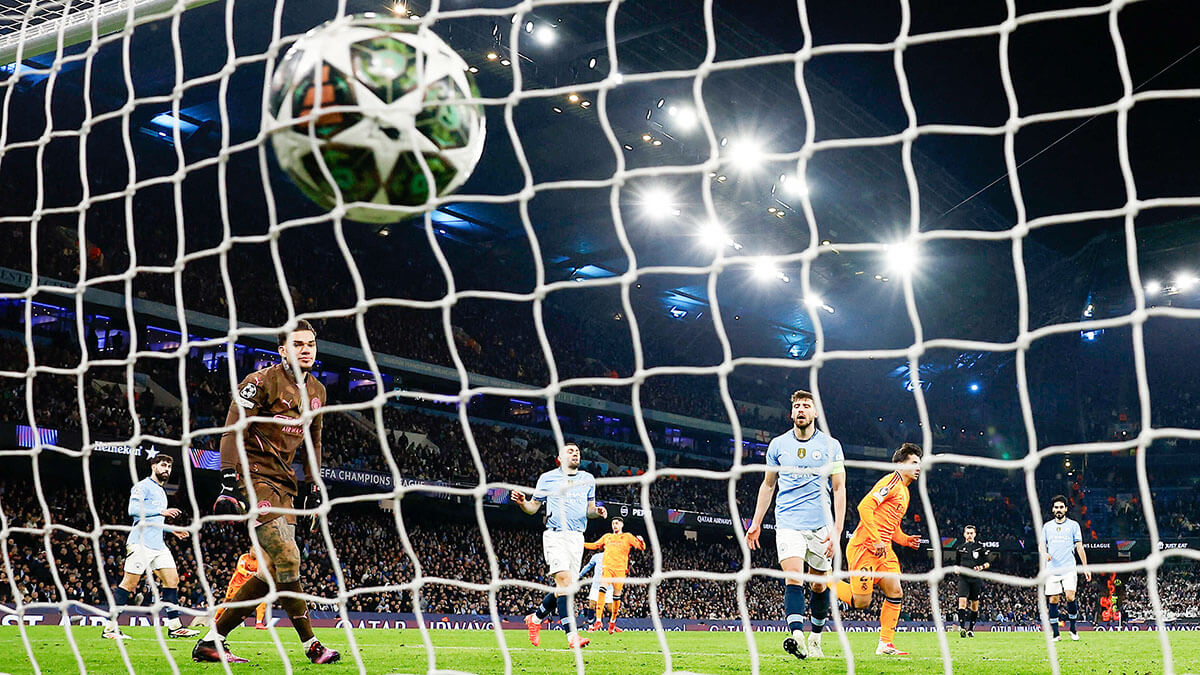 <p>Brahim Díaz del Real Madrid celebra su segundo gol - PHOTO/ACTION IMAGES vía REUTERS/JASON CAIRNDUFF </p>
