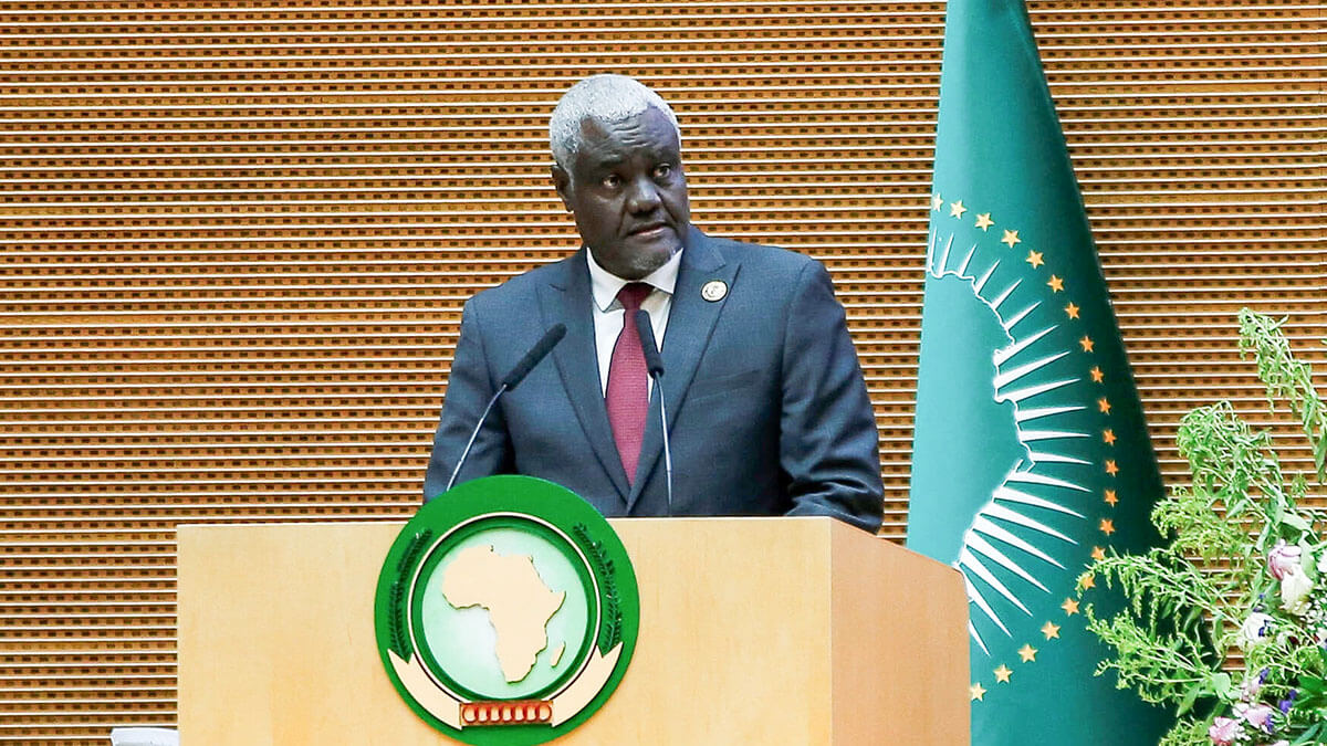 <p>El presidente de la Comisión de la Unión Africana (CUA), Moussa Faki Mahamat - PHOTO/REUTERS </p>
