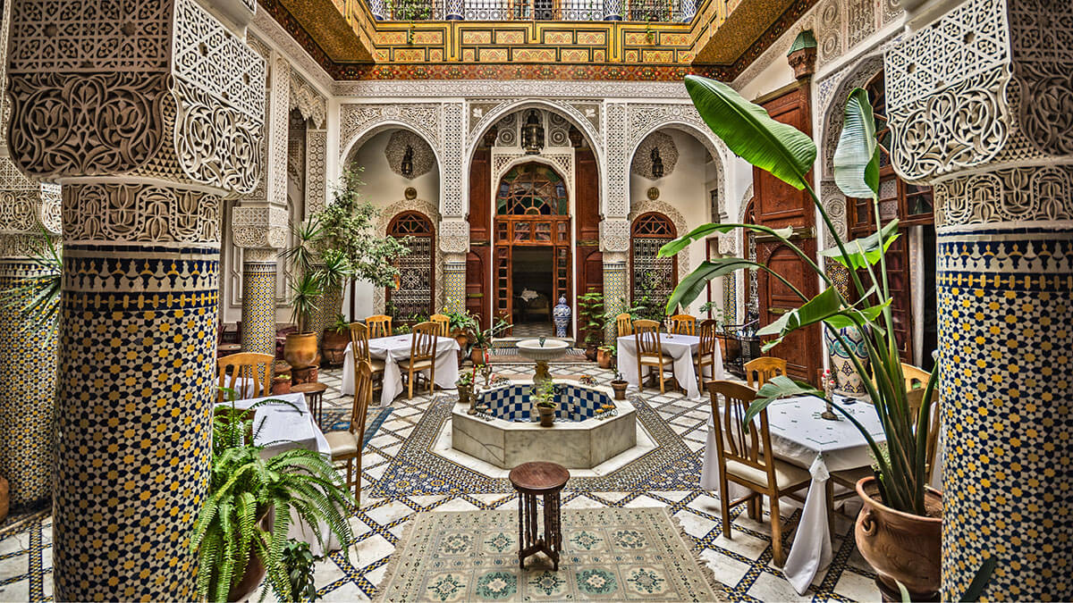 Riad marroquí - <a data-cke-saved-href="https://depositphotos.com/es/?/" href="https://depositphotos.com/es/?/">Depositphotos</a>
