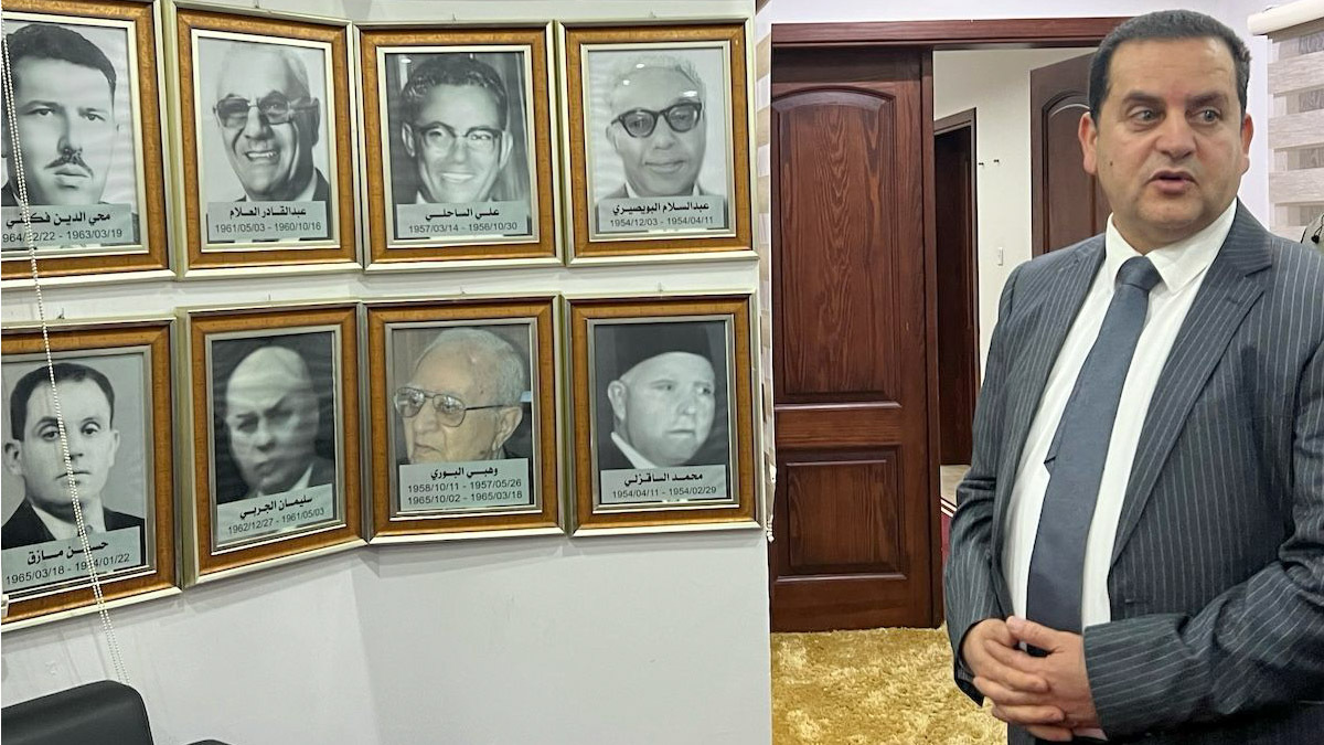 El ministro de Asuntos Exteriores libio, Abdul Hadi Al-Hawaij