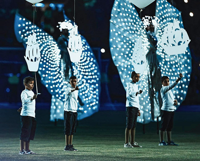 <p>Ceremonia de inauguración del Estadio Internacional de Bengasi - PHOTO/REDES SOCIALES </p>