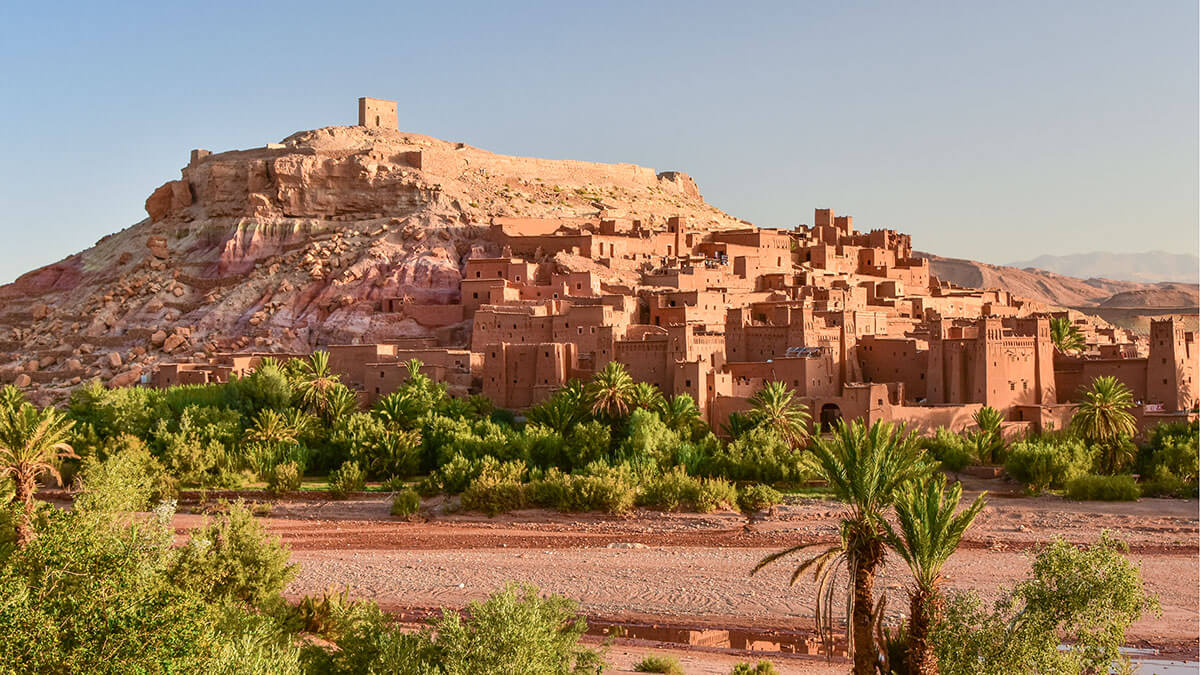 Palacio de Ait Ben Haddou, situado cerca de la ciudad de Ouarzazate en Marruecos y considerado Patrimonio de la Humanidad por la UNESCO - PHOTO/ depositphotos