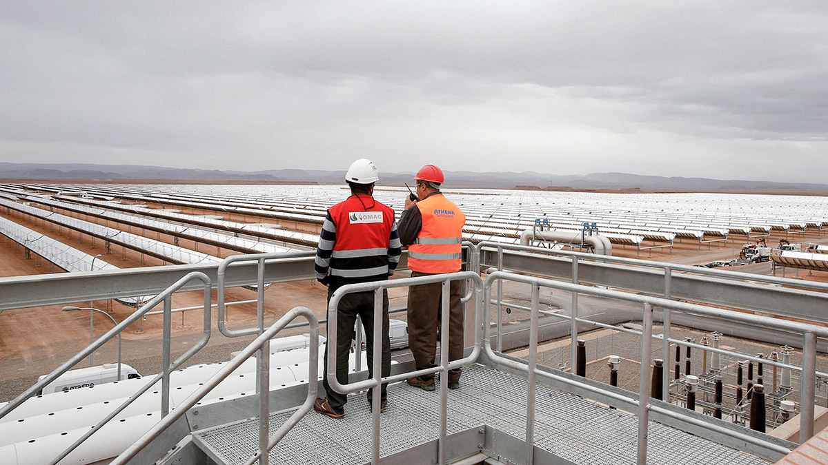 Planta de energía termosolar en Noor II Ouarzazate, Marruecos - REUTERS/ YOUSSEF BOUDLA