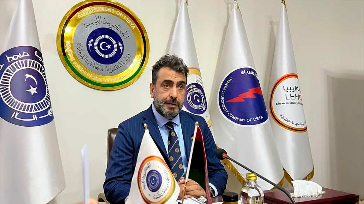 Dr. Awad Al-Badri, ministro libio de Electricidad y Energías Renovables