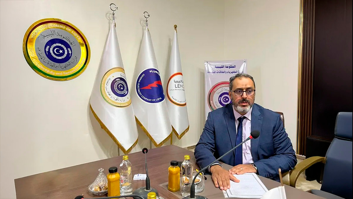 <p>Director de la oficina de proyectos del ministerio de Electricidad y Energías Renovables de Libia, Salem Shuaib</p>