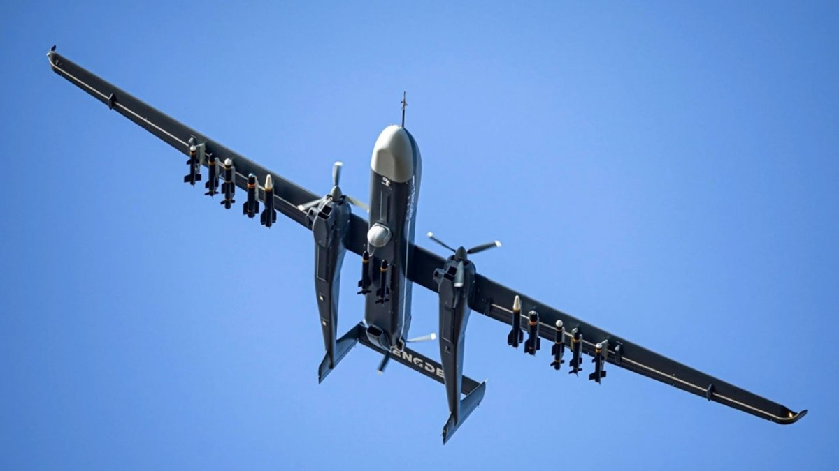 Marruecos ha adquirido un vehículo aéreo no tripulado (UAV) de reconocimiento y ataque chino TB-001, también conocido como "Escorpión de Dos Colas". Esta aeronave está diseñada para reconocimiento aéreo, vigilancia y ataques de precisión - PHOTO/ @LNTribune