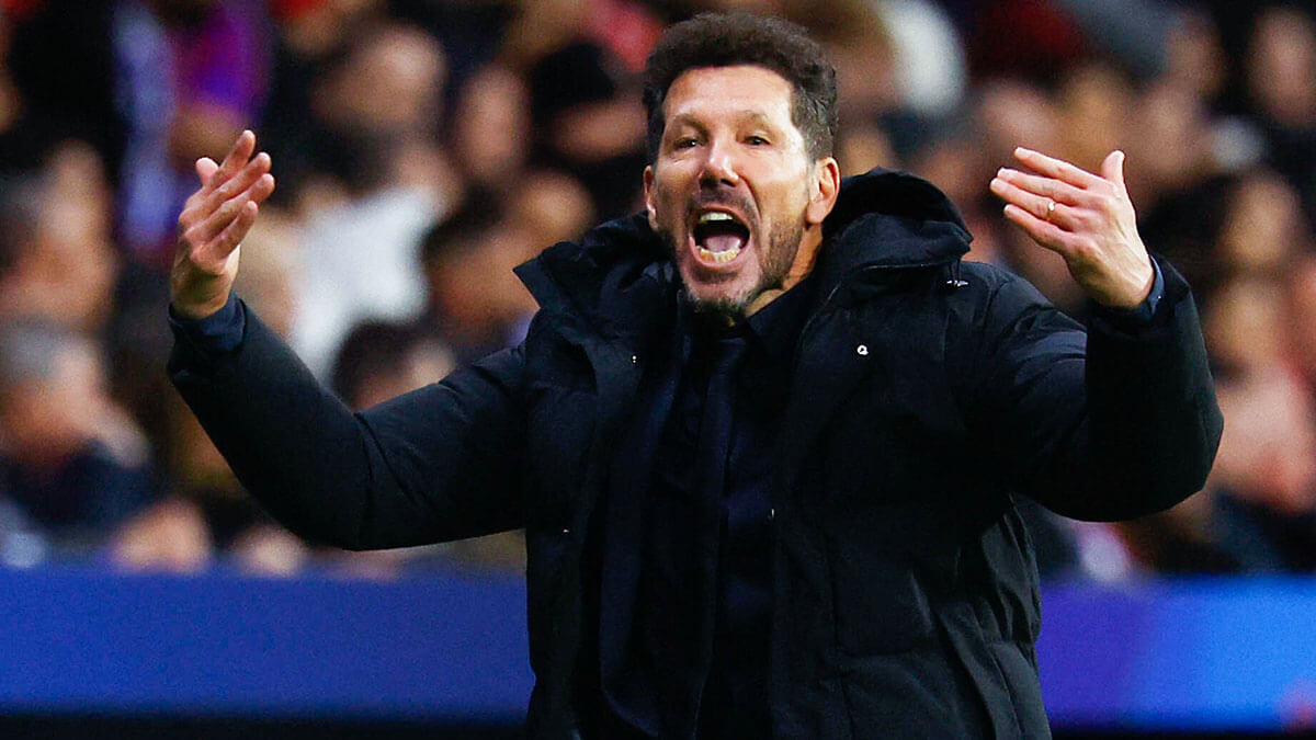 <p>El entrenador del Atlético de Madrid, Diego Simeone - REUTERS/SUSANA VERA </p>