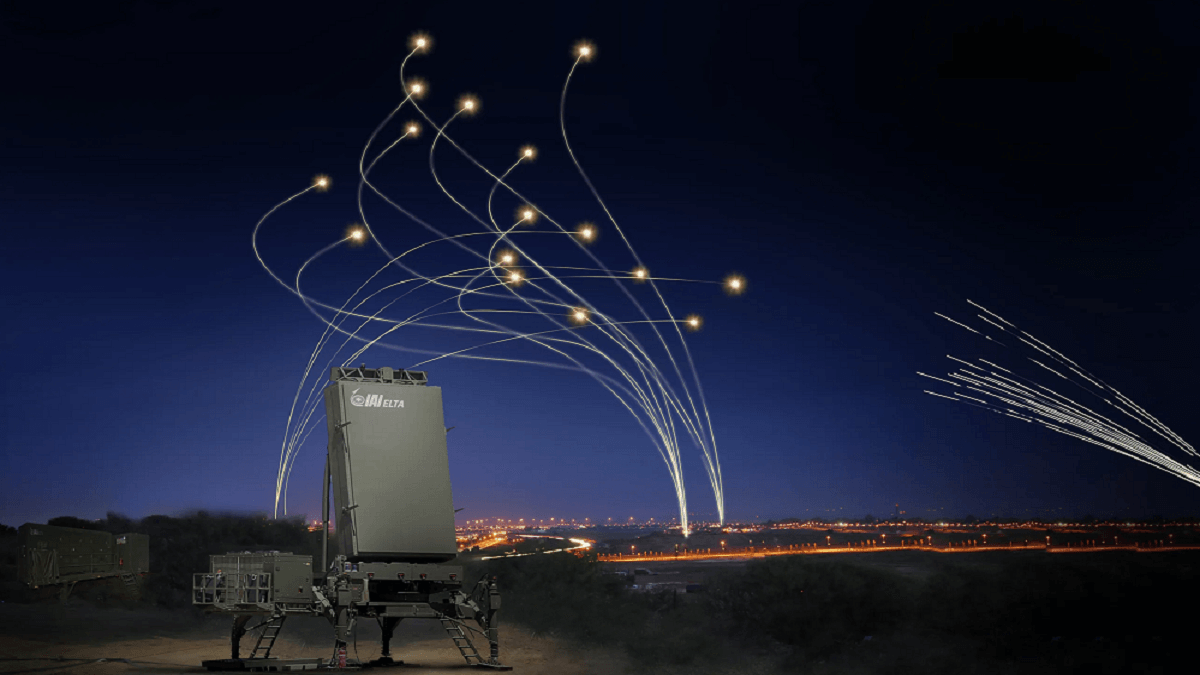 La Cúpula de Hierro de Israel es obra de la compañía israelí Rafael y de Israel Aerospace Industries, con la contribución de la Agencia de Defensa de Misiles de Estados Unidos y sistemas de armas de la industria de norteamericana - PHOTO/IAI Elta