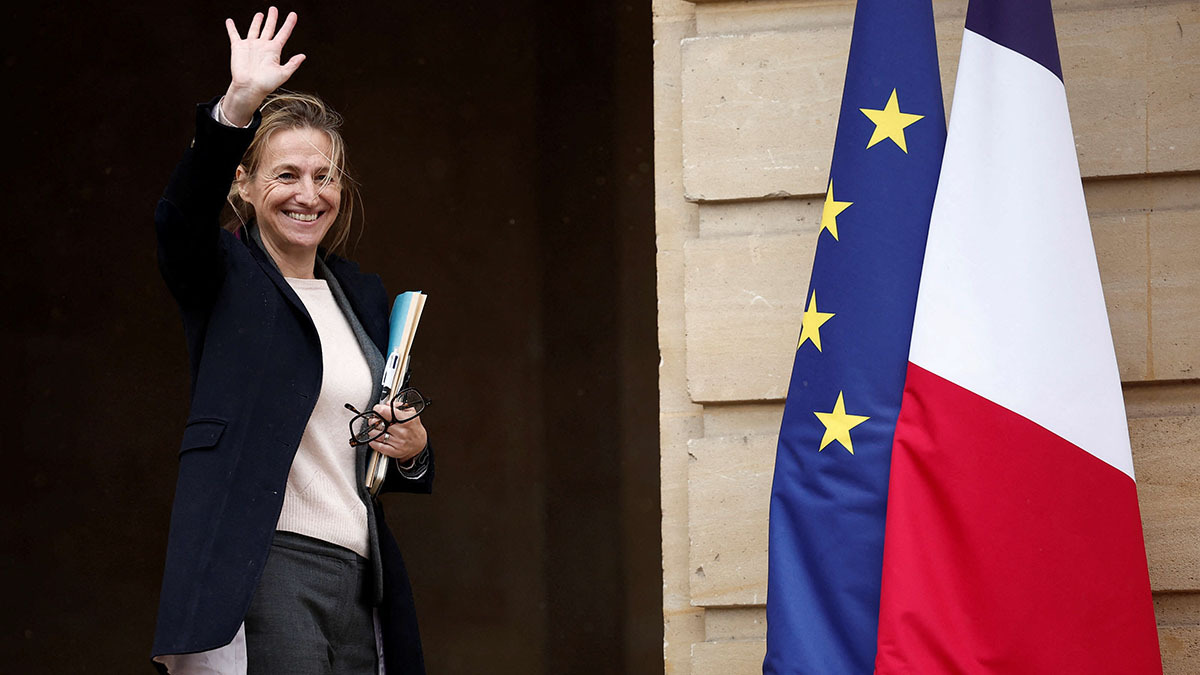 La ministra francesa de Trabajo y Empleo, Astrid Panosyan-Bouvet - REUTERS/ BENOIT TESSIER